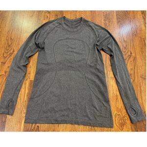 Lululemon Women’s Swiftly Tech Long Sleeve Athletic Shirt – Gray – Size 10